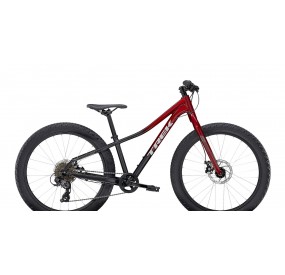 TREK ROSCOE 24 RAGE RED TO DNISTER BLACK FADE